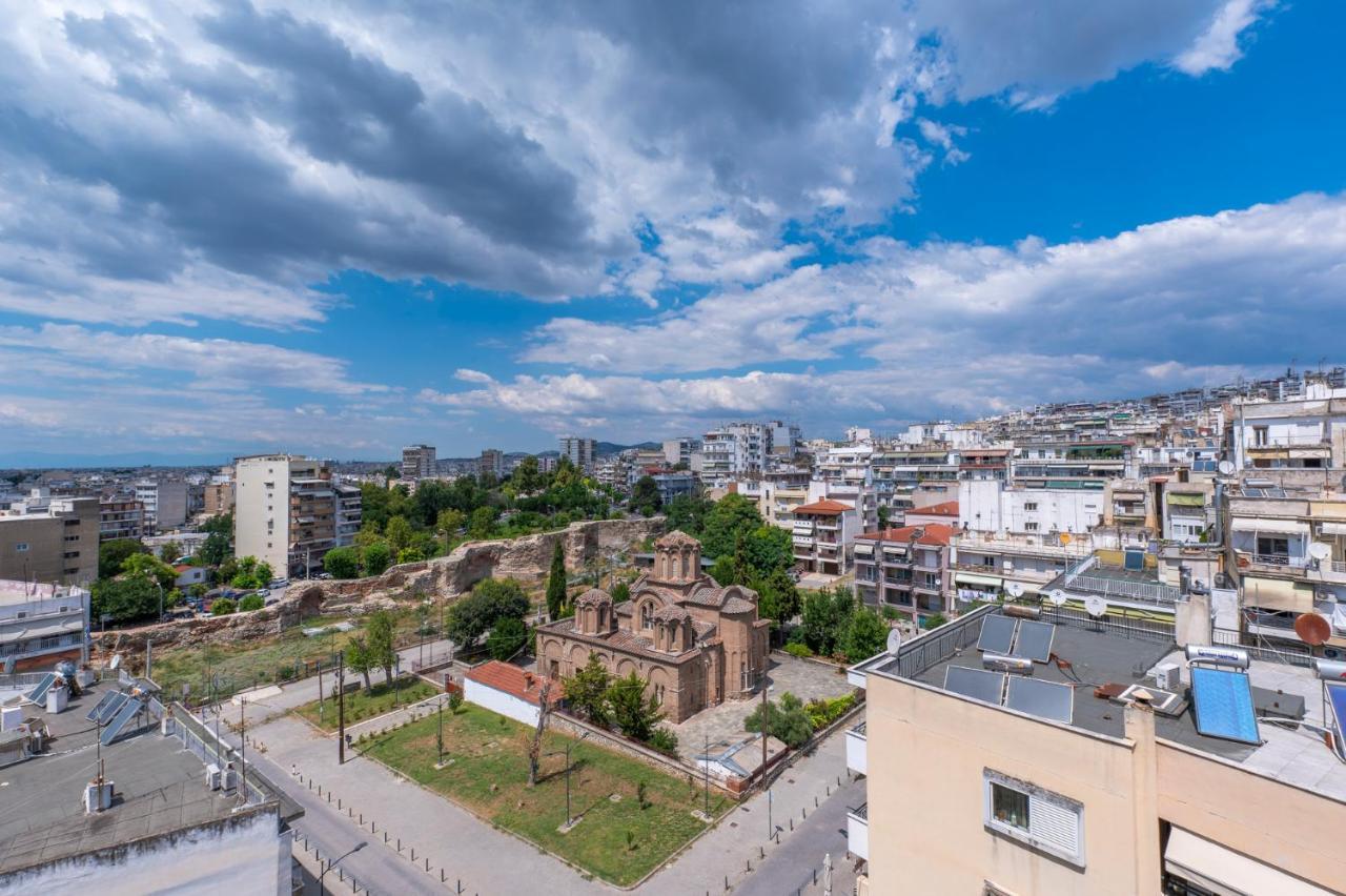 Kosmos Service Apartment Beautiful Studio 1 With Additional Cost Parking Tesalonika Bagian luar foto
